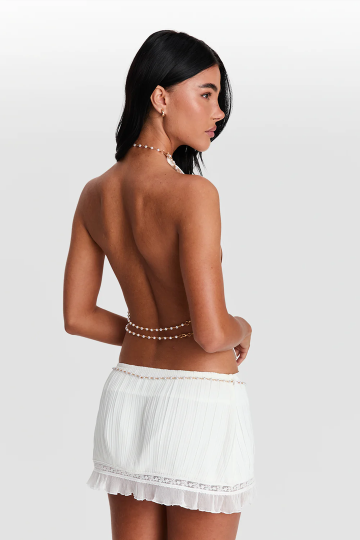 Astrid Pearl Halter Mini Set