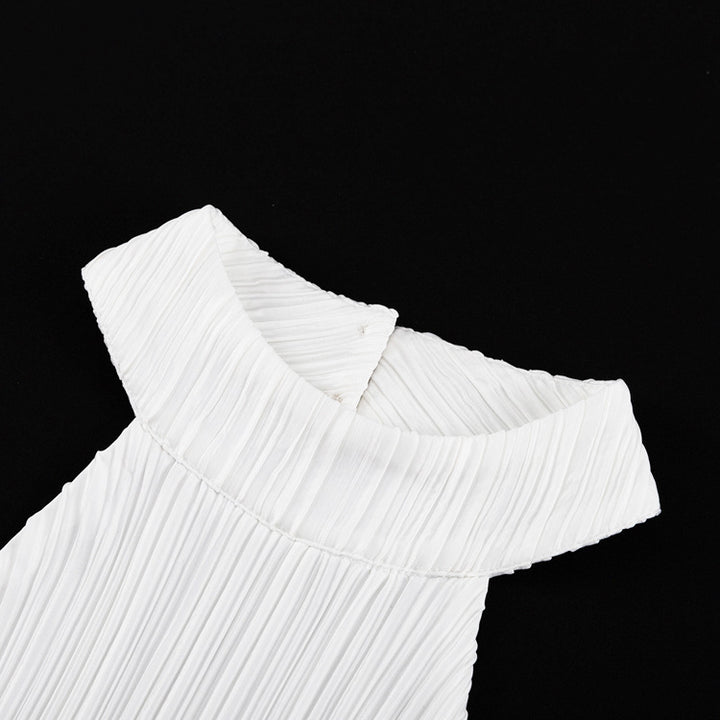 Camille Pleated Halter Set
