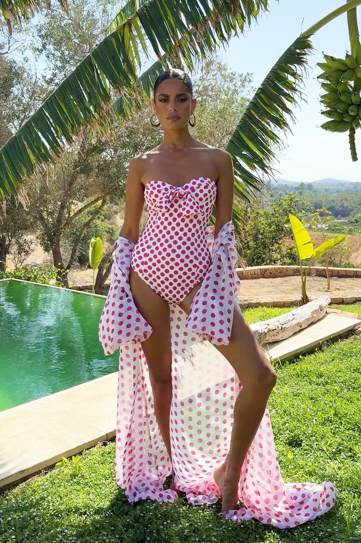 Evie Swimsuit Maxi Skirt Set