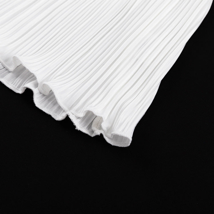 Camille Pleated Halter Set