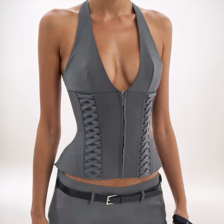 Naomi Halterneck Corset Top