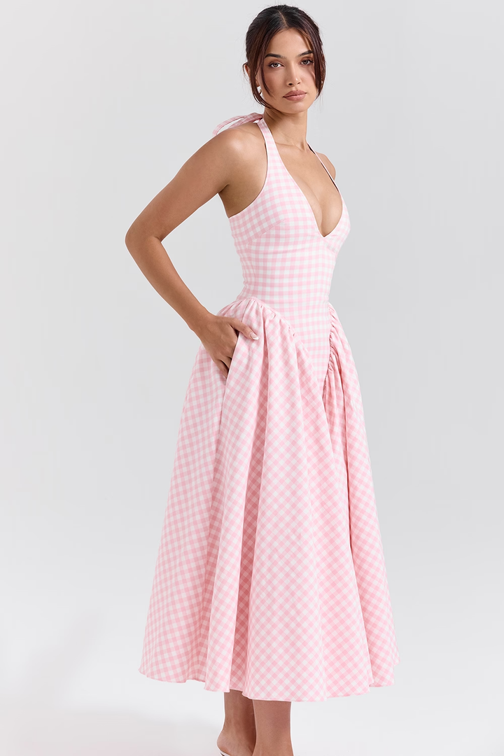 Maja Halter Midi Dress
