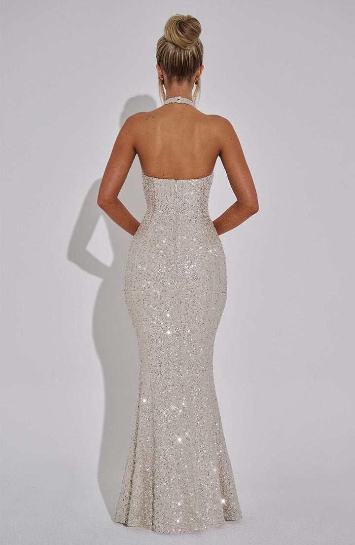 Zora Sequined Maxi Dress