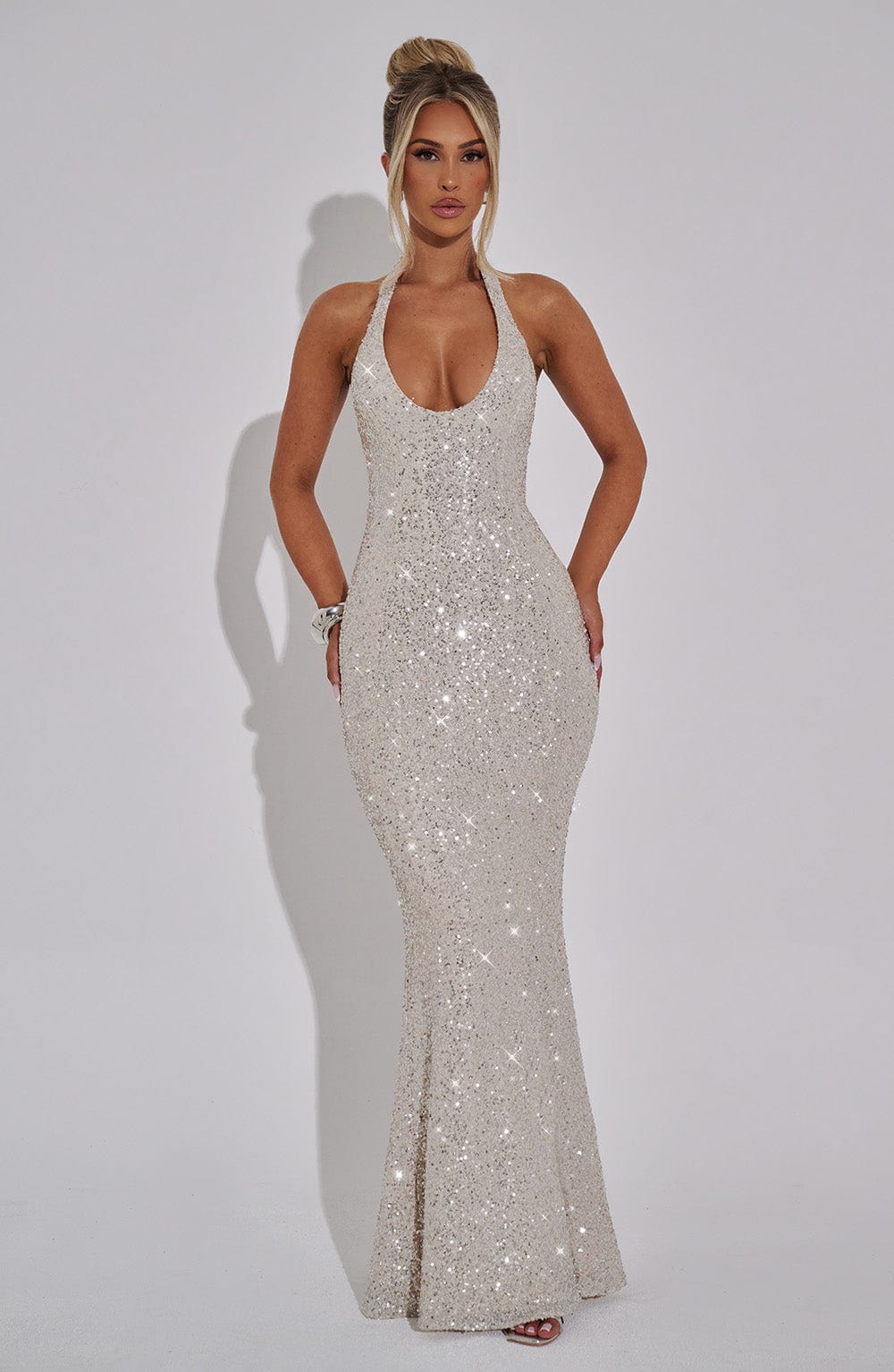 Zora Sequined Maxi Dress