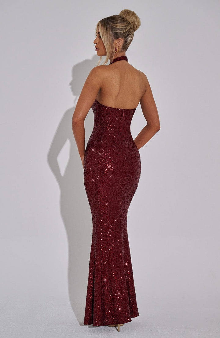 Zora Sequined Maxi Dress