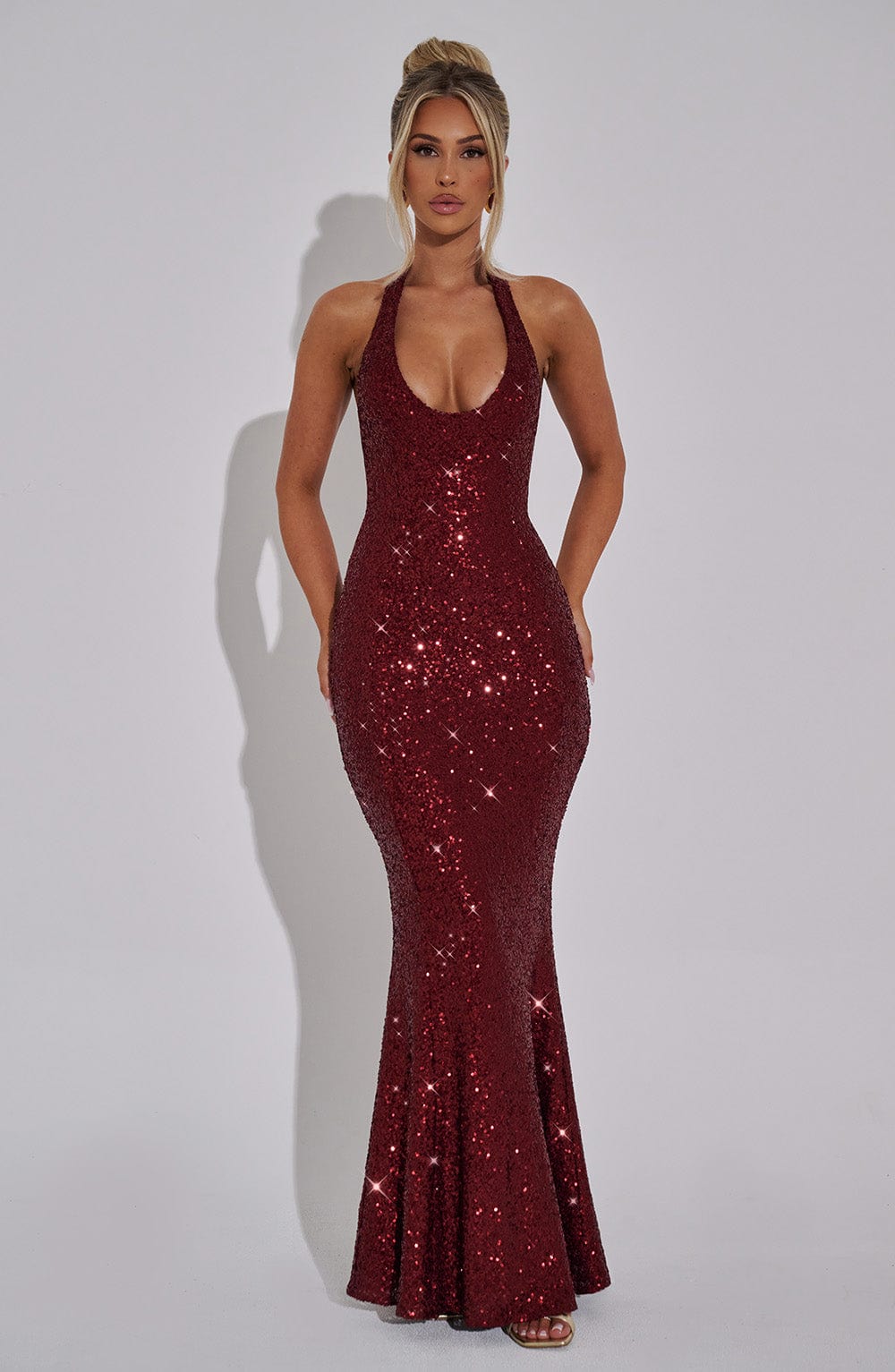 Zora Sequined Maxi Dress
