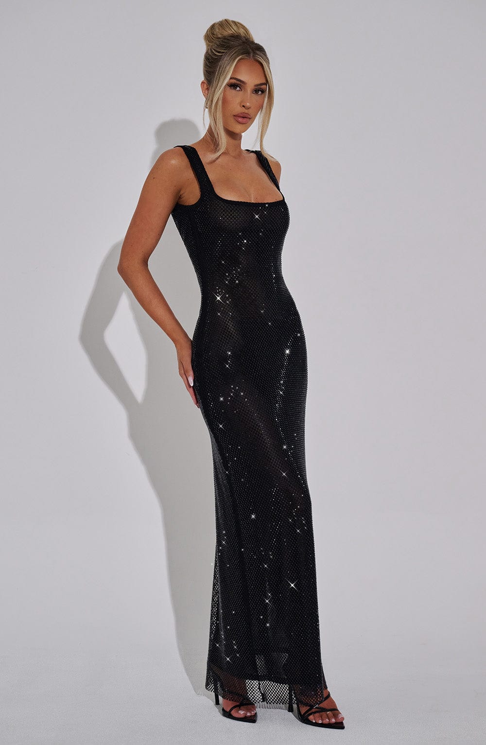 Naya Rhinestone Maxi Dress