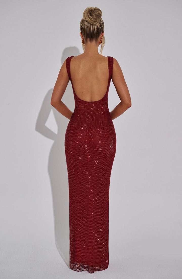 Naya Rhinestone Maxi Dress