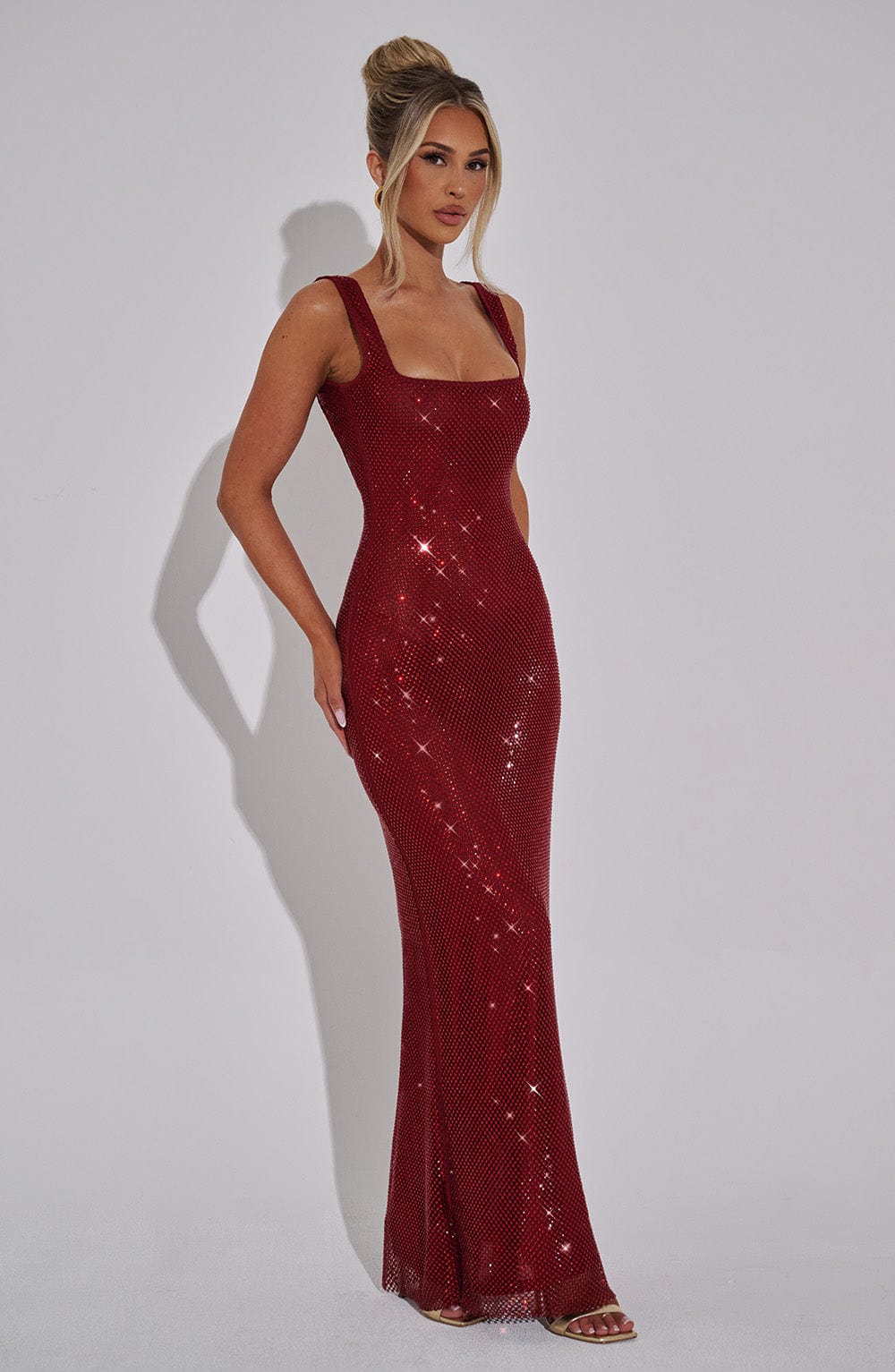 Naya Rhinestone Maxi Dress